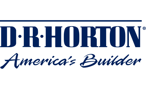 Logo of DR Horton, a home builder in Baldwin County, AL - Custom Fit Rain Gutters