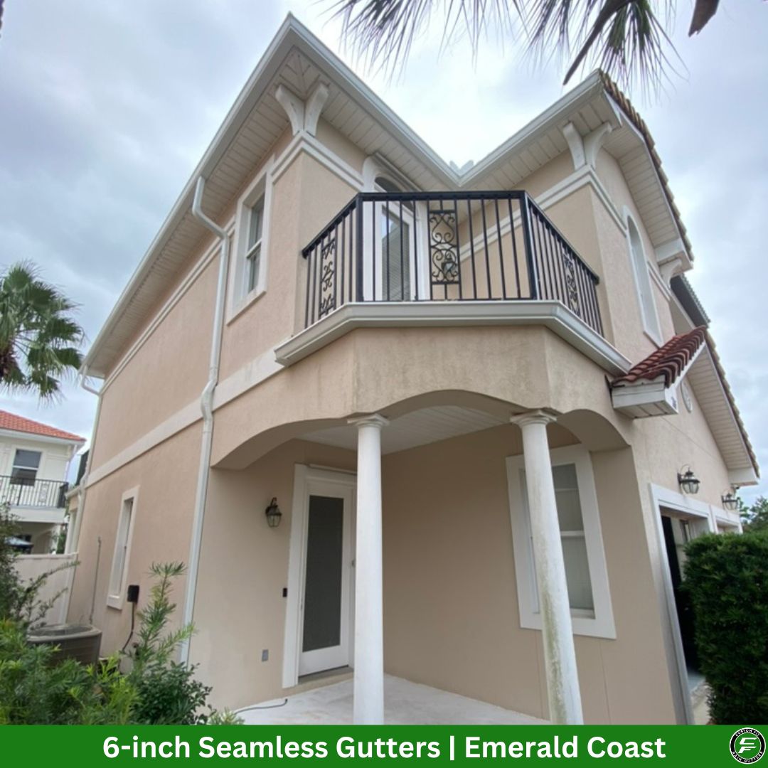 Gutter installation services along the Emerald Coast.