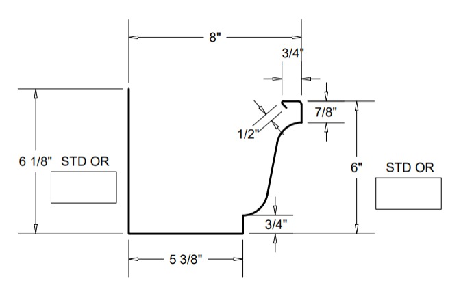 8-inch Seamless Gutter - Custom Fit Rain Gutters