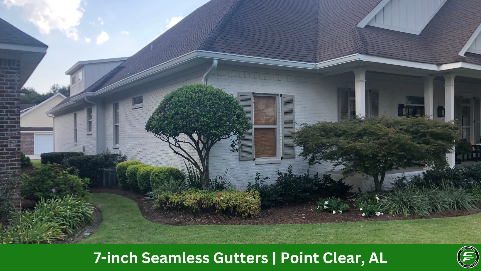 7 inch seamless gutters in point clear, al