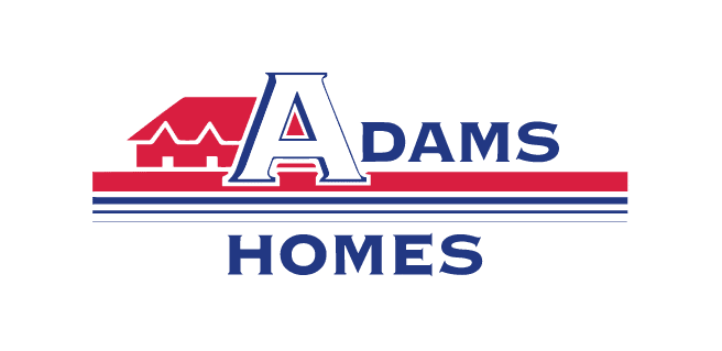 Logo of Adams Homes, a home builder in Baldwin County, AL - Custom Fit Rain Gutters